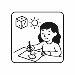 Dice Drawing Game - Kids activities
