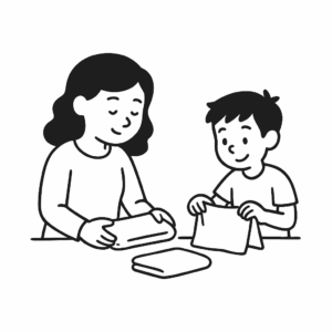 Folding Clothes - Kids activities