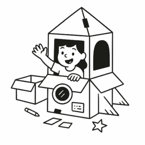 Large box building - Kids activities