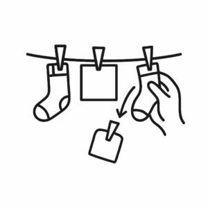 Laundry Line Fun - Kids activities