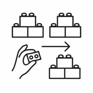 Lego Pattern Copy - Kids activities