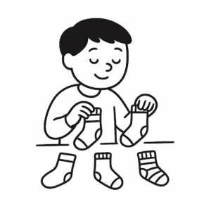 Matching Socks - Kids activities