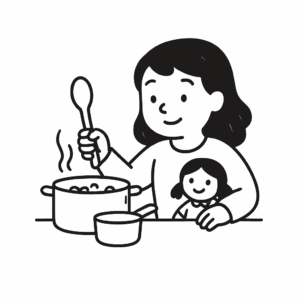 Pretend Cooking - Kids activities