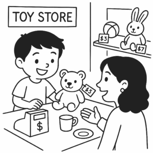 Pretend Toy store - Kids activities
