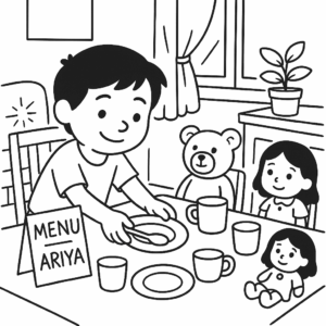 Setting the Table - Kids activities