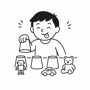 Toy Hide Tag - Kids activities