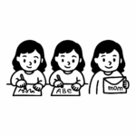 Writing Letters - Kids activity